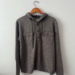 Vintage 1946 Heather Gray Hooded Sweatshirt